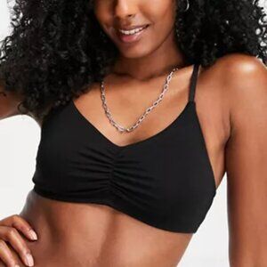 new FREE PEOPLE INTIMATELY  The Essential Bralette  Ruched RAYON